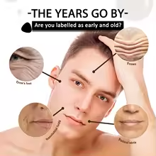 Retinol & Hyaluronic Acid Anti‑Aging Moisturizer for Men – Firming & Hydrating Cream with Collagen to Reduce Fine Lines