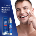 Men’s 6‑in‑1 Anti‑Aging Facial Cream – Firming, Hydrating & Brightening Moisturizer with Collagen