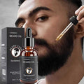 Beard Growth Oil for Men – 30ml Nourishing & Thickening Beard Treatment with Vitamins for Soft, Smooth Facial Hair
